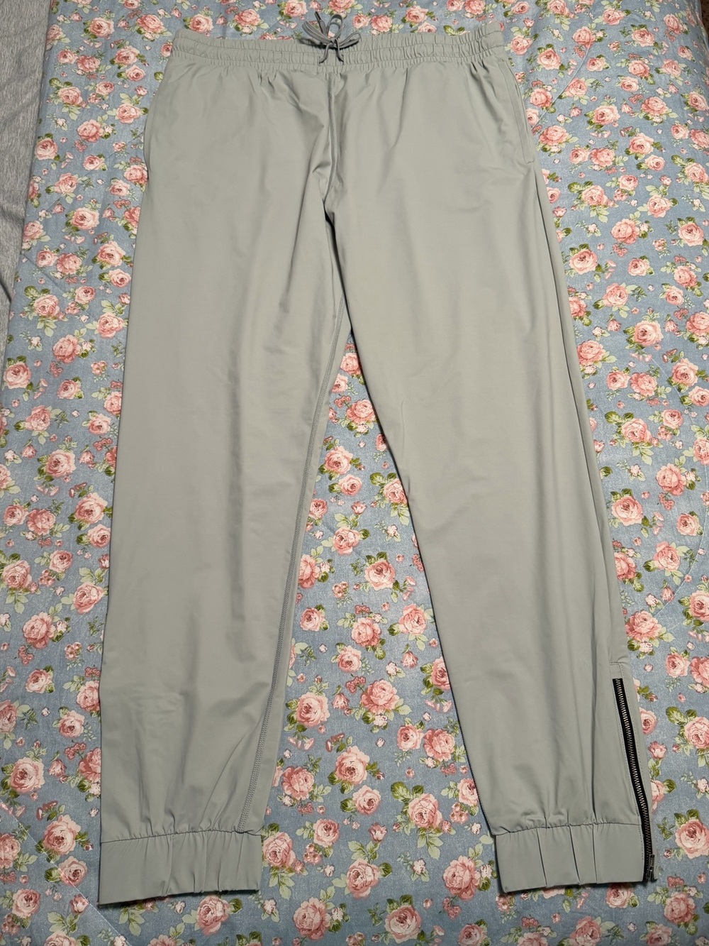 ZYIA Light Gray Women's Drawstring Jogger Pants